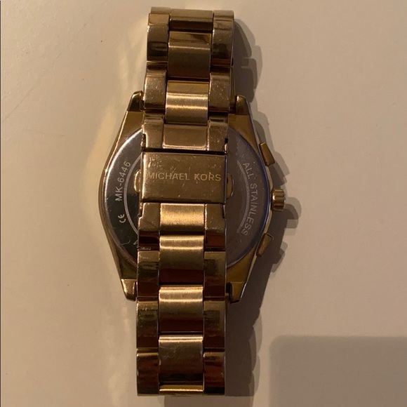 Gold & Black Michael Kors Watch